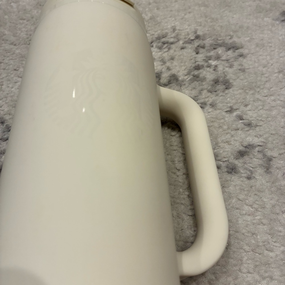 Starbucks 2025 Fall Matte White Tumbler - Picture 9 of 10